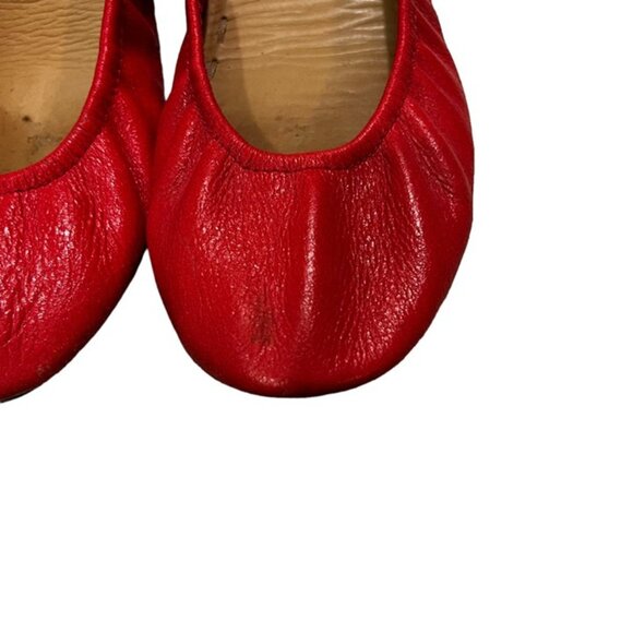 Tieks shoes women's 6 pink leather flats ballet round toe - Picture 2 of 8